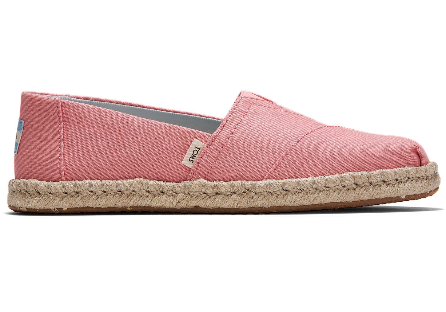 Toms Plant Dye Canvas - Womens Alpargata Espadrilles - Pink - NZ - 146592CWL